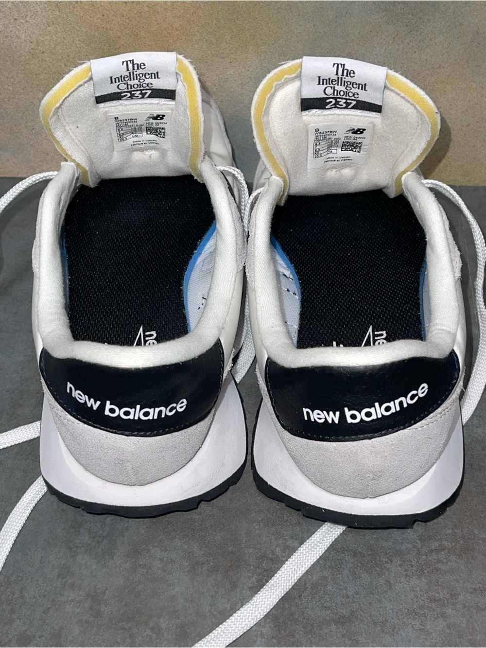 New Balance 237 Women's Sneakers White/Grey/Black Size 8.5B - Picture 5 of 16